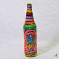 Hand-Painted Decorative Glass Bottles
