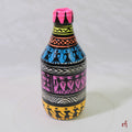 Hand-Painted Tribal Folk Art Decorative Bottles (Mini)