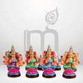 AshtaLakshmi Set 8" Clay