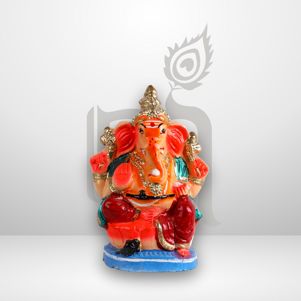 Ganesha Clay Idol 10"