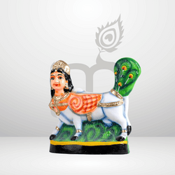 Kamadhenu Idol 10" Paper Mache