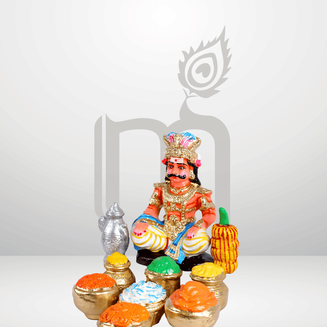 Mayabazar Ghatotkacha Set 13" Clay