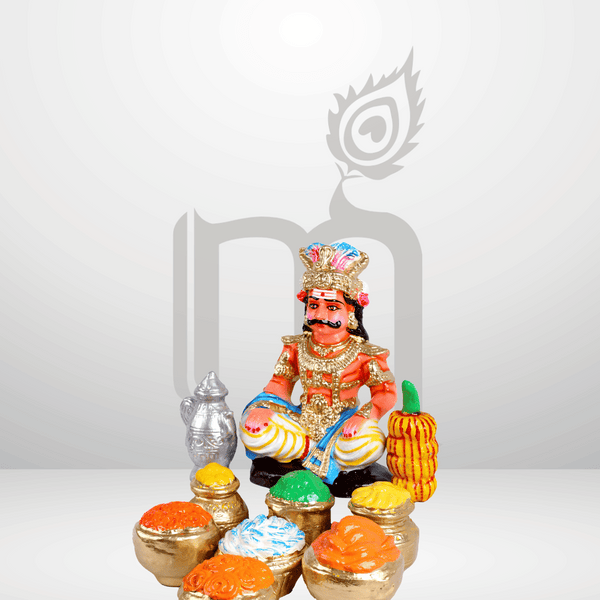 Mayabazar Ghatotkacha Set 13" Clay