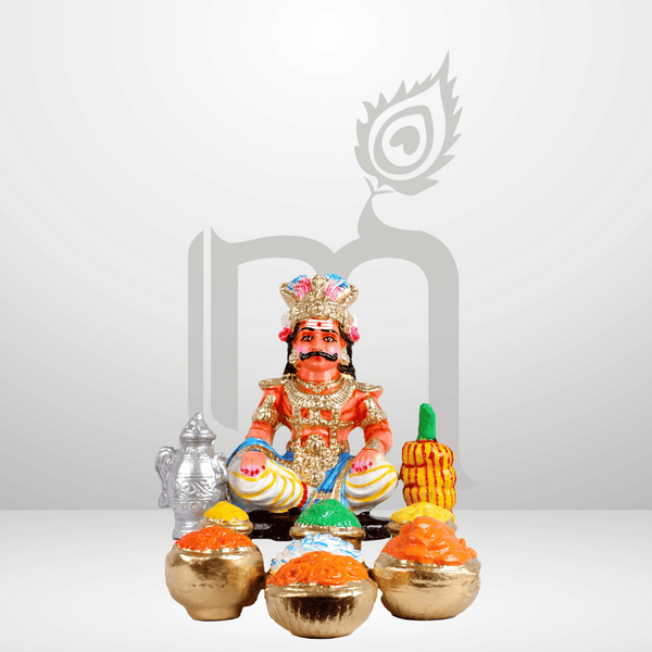 Mayabazar Ghatotkacha Set 13" Clay