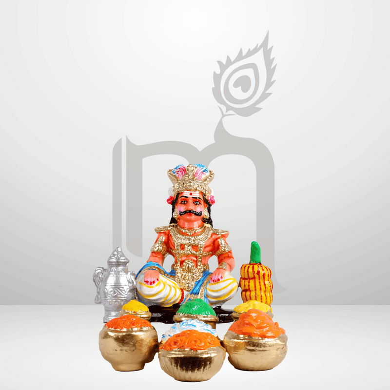 Mayabazar Ghatotkacha Set 13" Clay