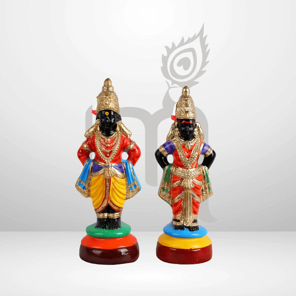 Panduranga Rukmayi 10" Paper Mache