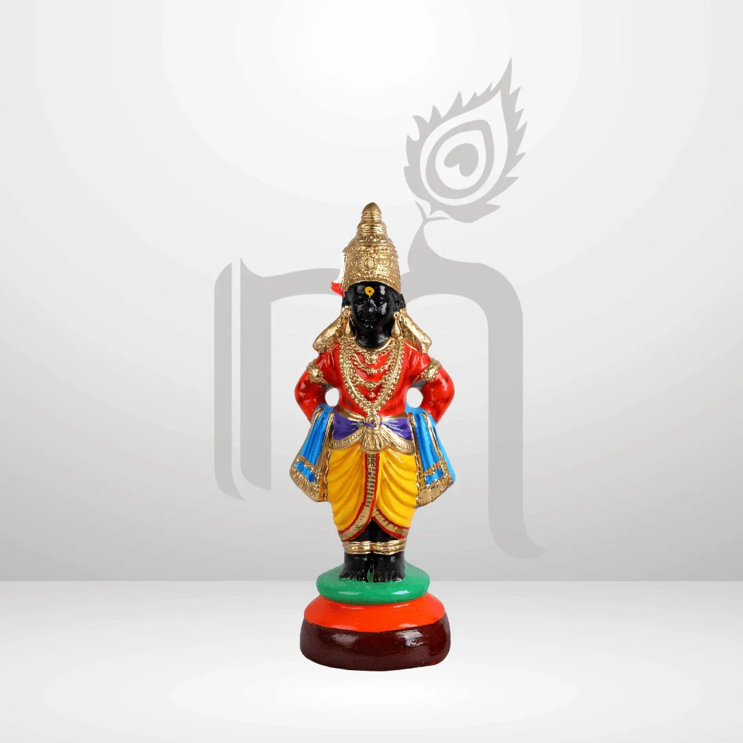 Panduranga Rukmayi 10" Paper Mache