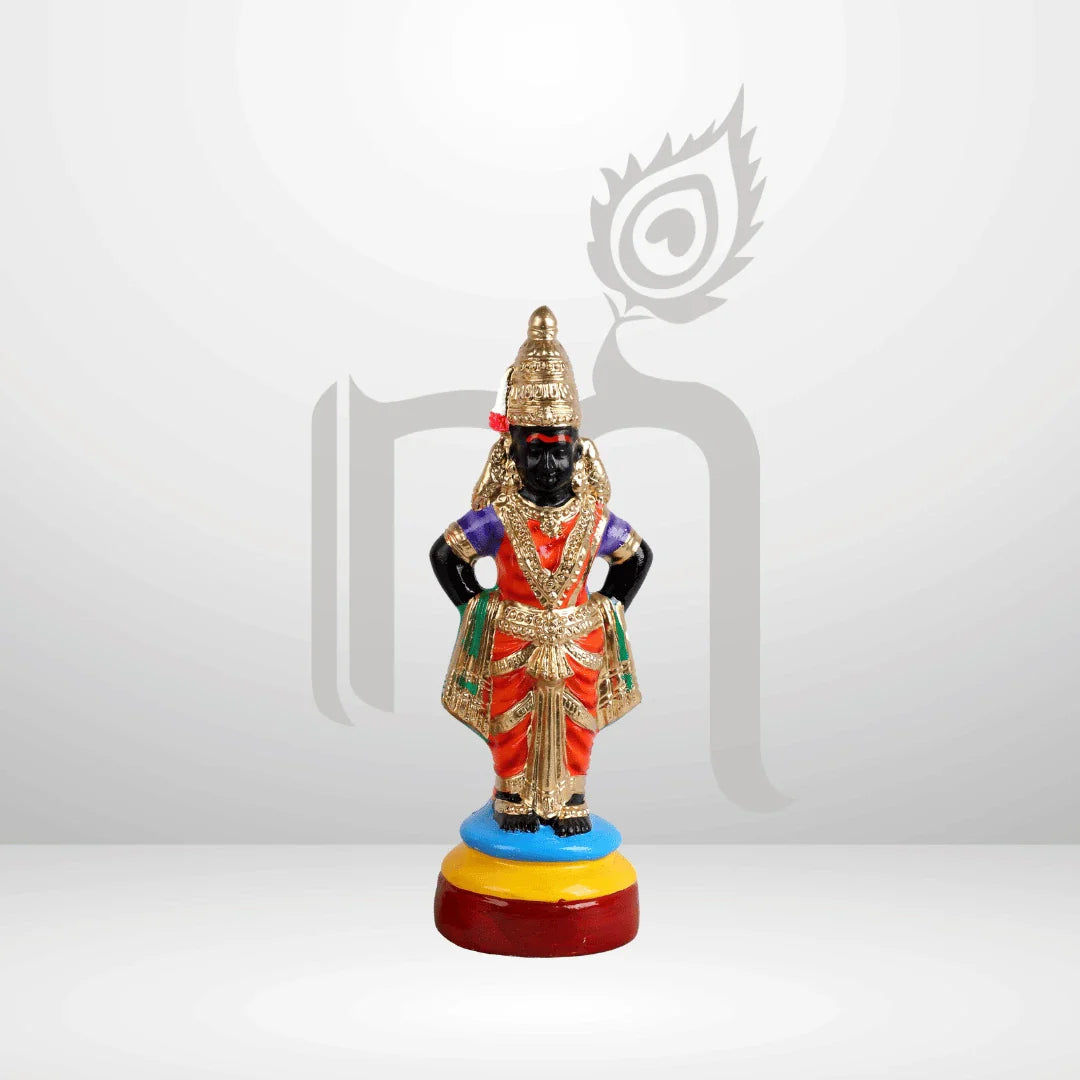 Panduranga Rukmayi 10" Paper Mache