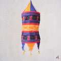 Pipili Appliqué Elephant Lampshade Jhumar 3 Feet