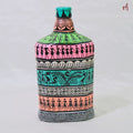 Hand-Painted Saura Tribal Art Decorative Bottles (Large)