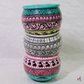 Hand-Painted Aluminium Decorative Bowl