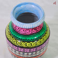 Hand-Painted Aluminium Decorative Vase