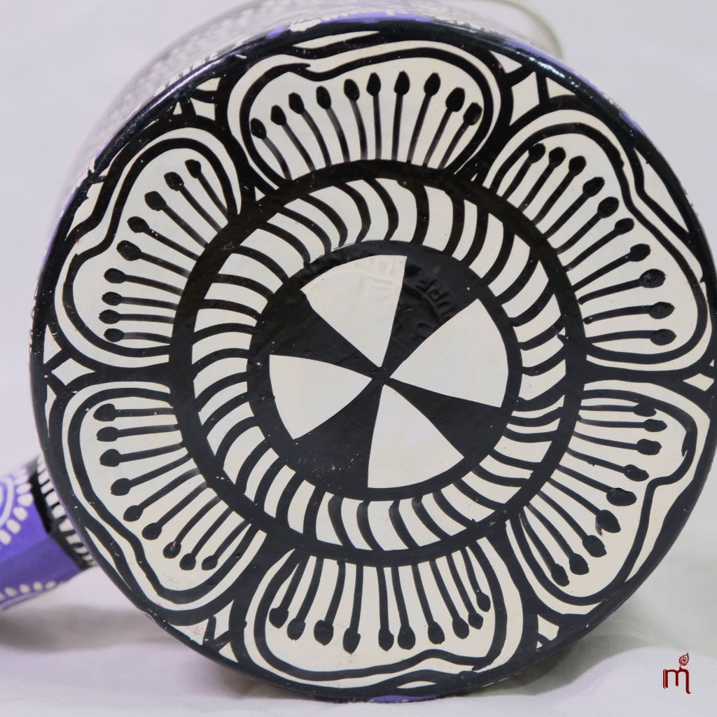 Hand-Painted Aluminium Jagannath Teapot Single Color