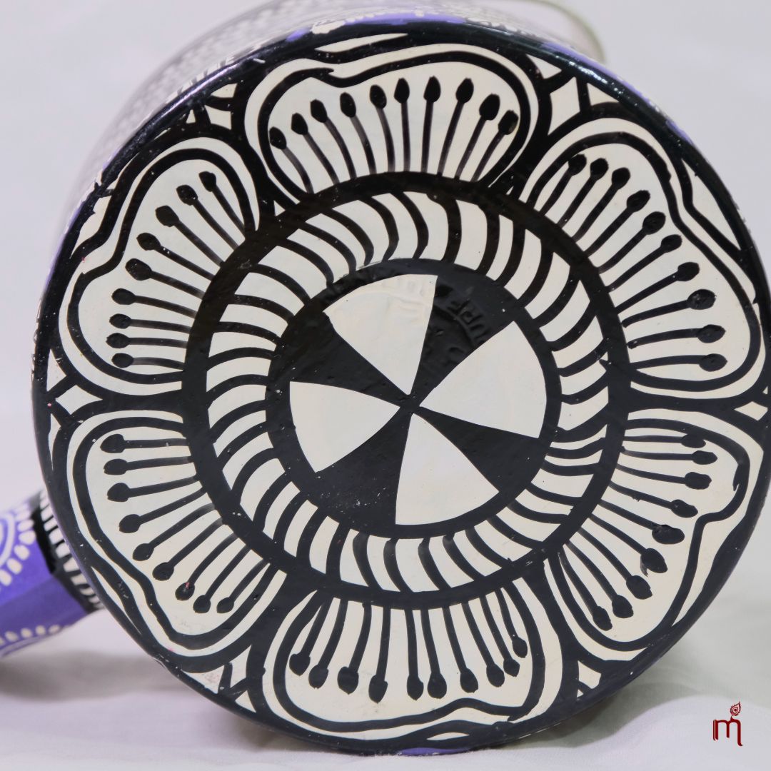 Hand-Painted Aluminium Jagannath Teapot Single Color
