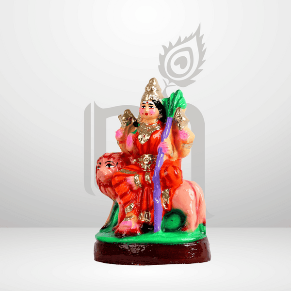 Raja Rajeshwari 6" Clay Idol