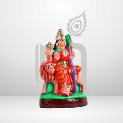 Raja Rajeshwari 6" Clay Idol