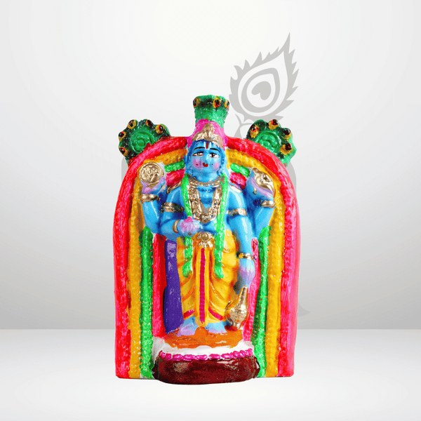 Guruvayur Krishna 6" Clay Idol