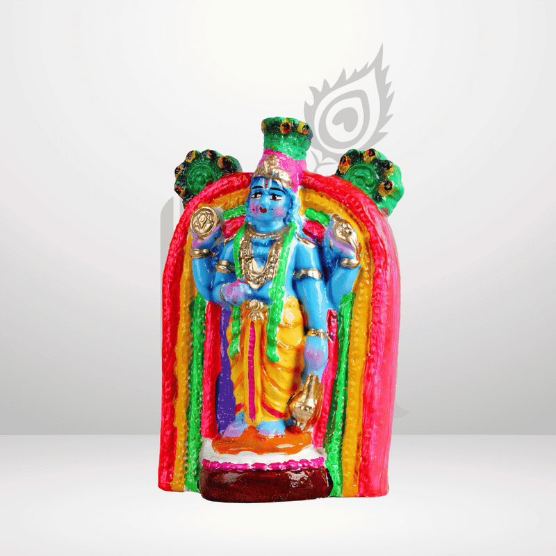 Guruvayur Krishna 6" Clay Idol