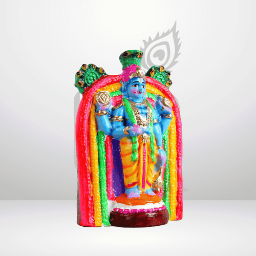 Guruvayur Krishna 6" Clay Idol