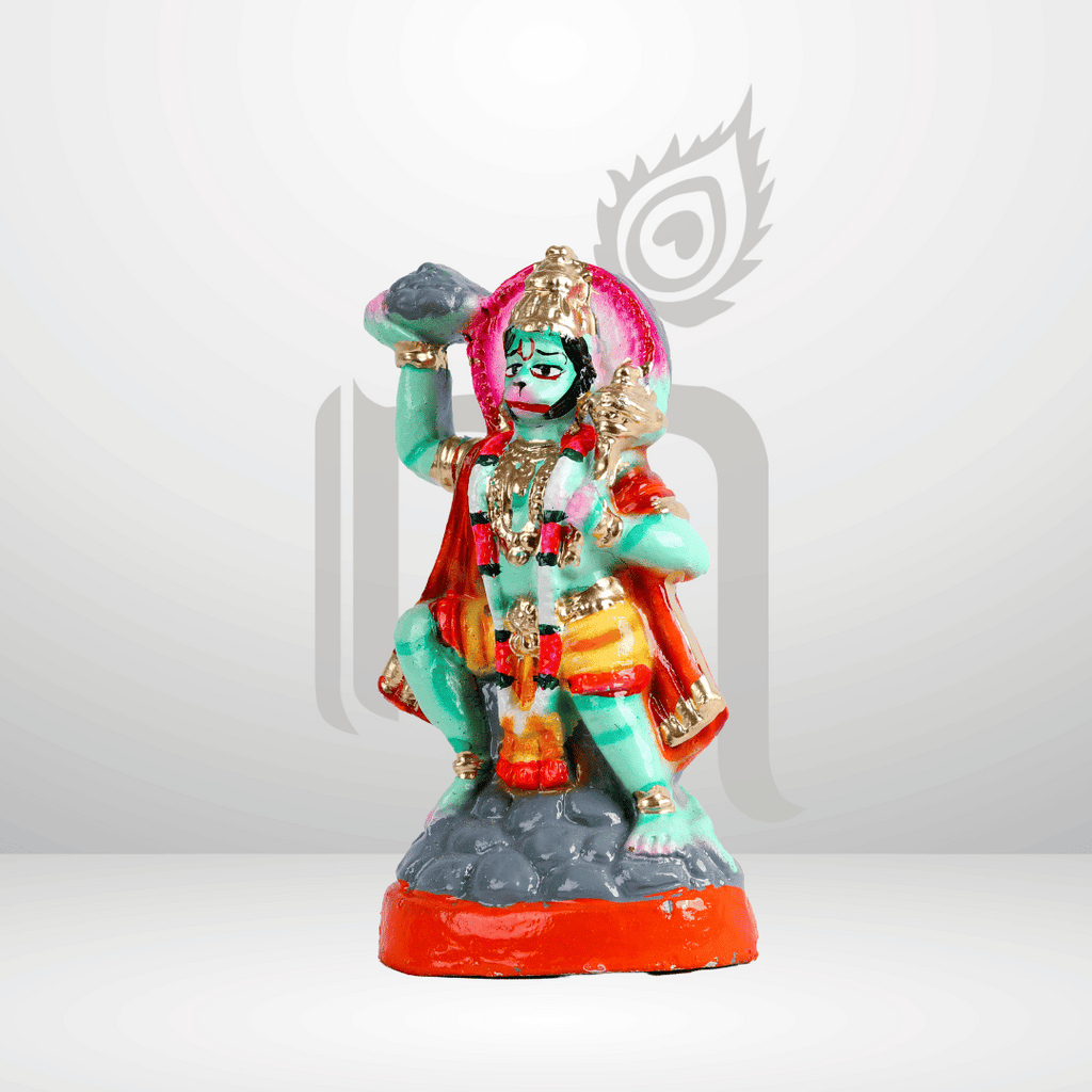 Sanjeevini Hanuman 6" Clay Idol
