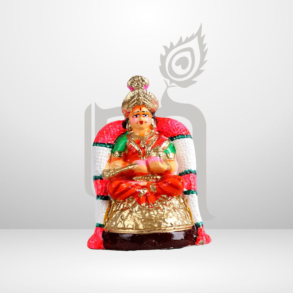 Annapoorneshwari 6" Clay Idol