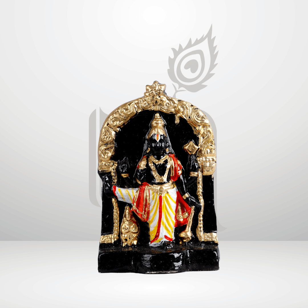 Ulagalandha Perumal 6" Clay Black Finish