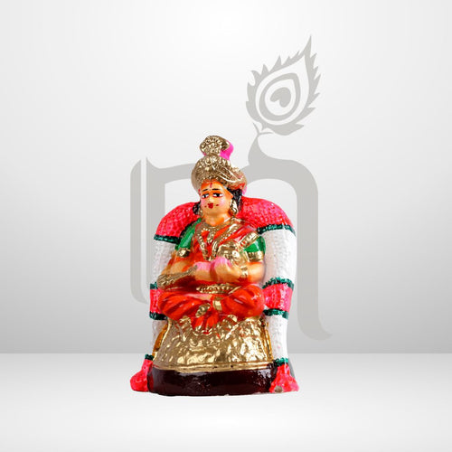Annapoorneshwari 6" Clay Idol