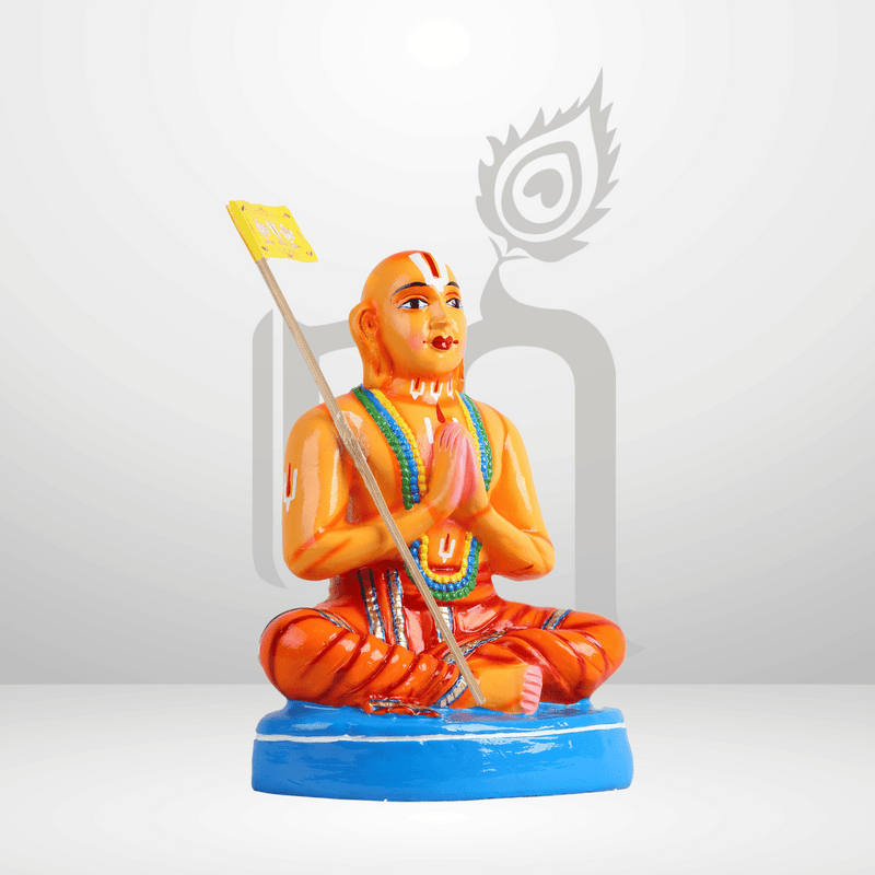 Ramanujar 12" Clay Idol