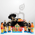 Srirangam Set 7" Clay