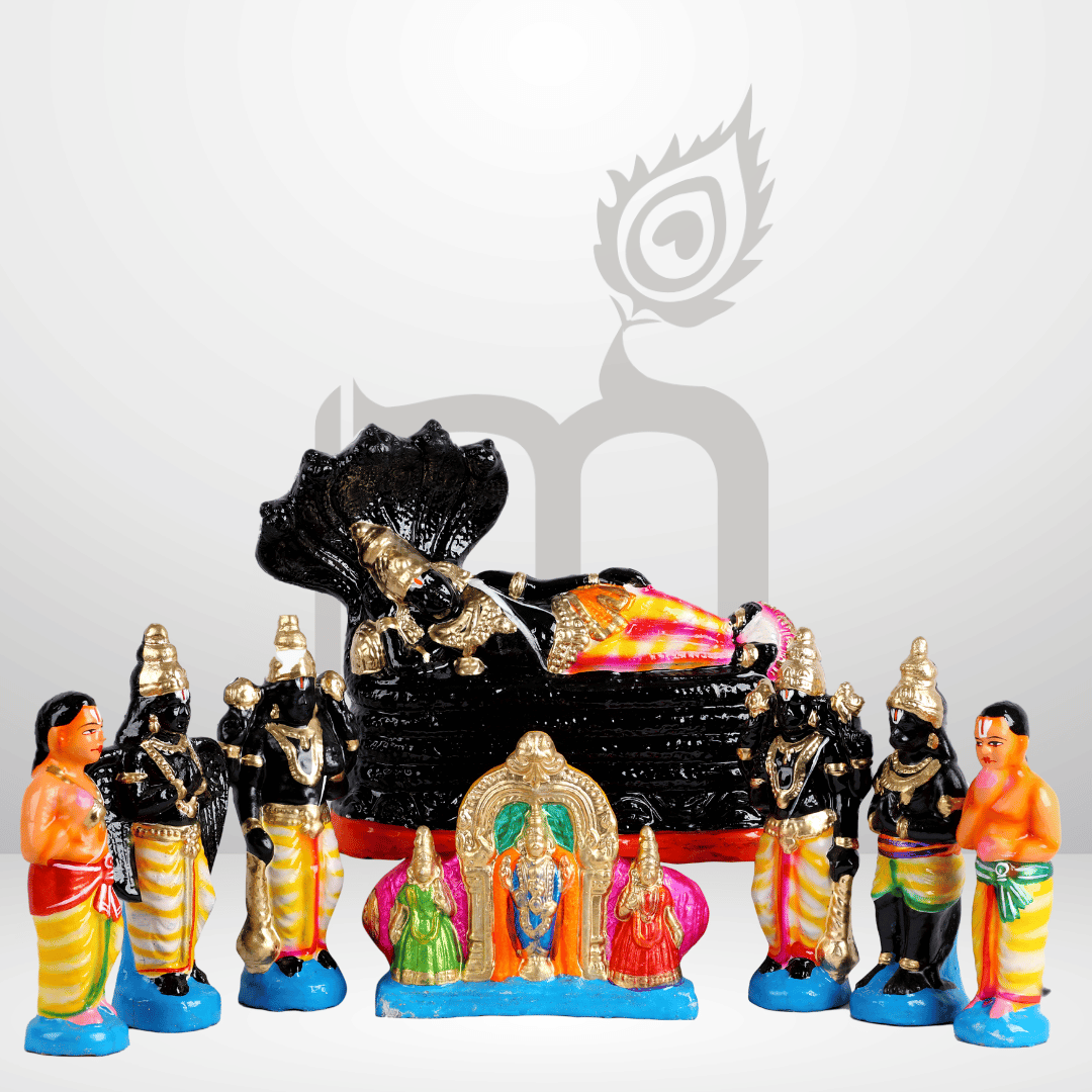 Srirangam Set 7" Clay